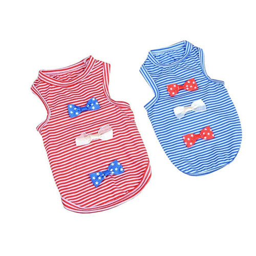 Stripe Vest - Small Pet Clothes