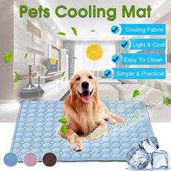 Pets Cooling Mat - Summer Pad For Small/ Medium/ Large Dogs & Cats