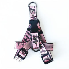 'Woof White' dog harness