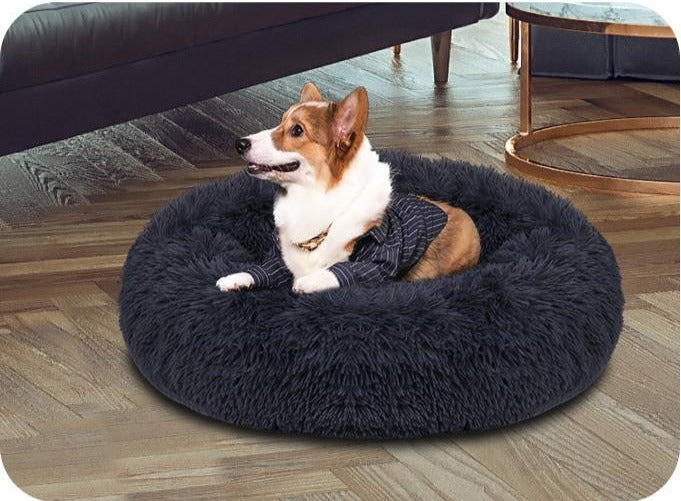 'Furry-hug' Comfortable and fluffy dog and cat bed