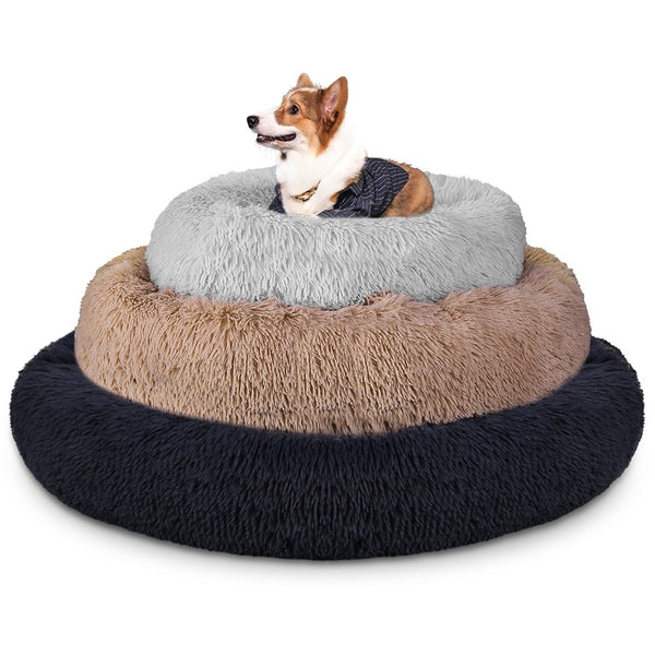 'Furry-hug' Comfortable and fluffy dog and cat bed