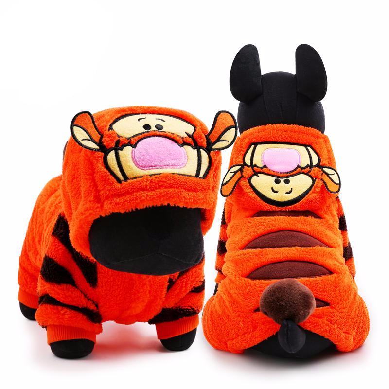 Tiger Fleece Hoodie for pets