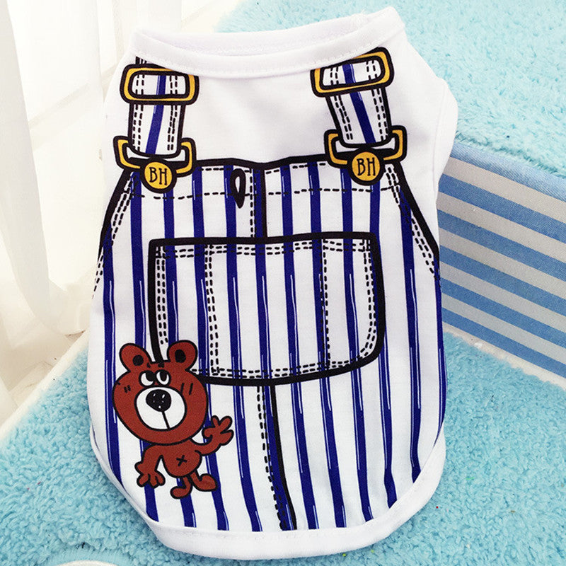 Stripes Vest Print
