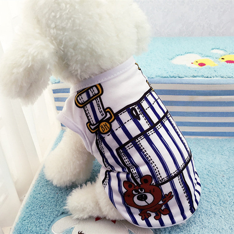 Stripes Vest Print
