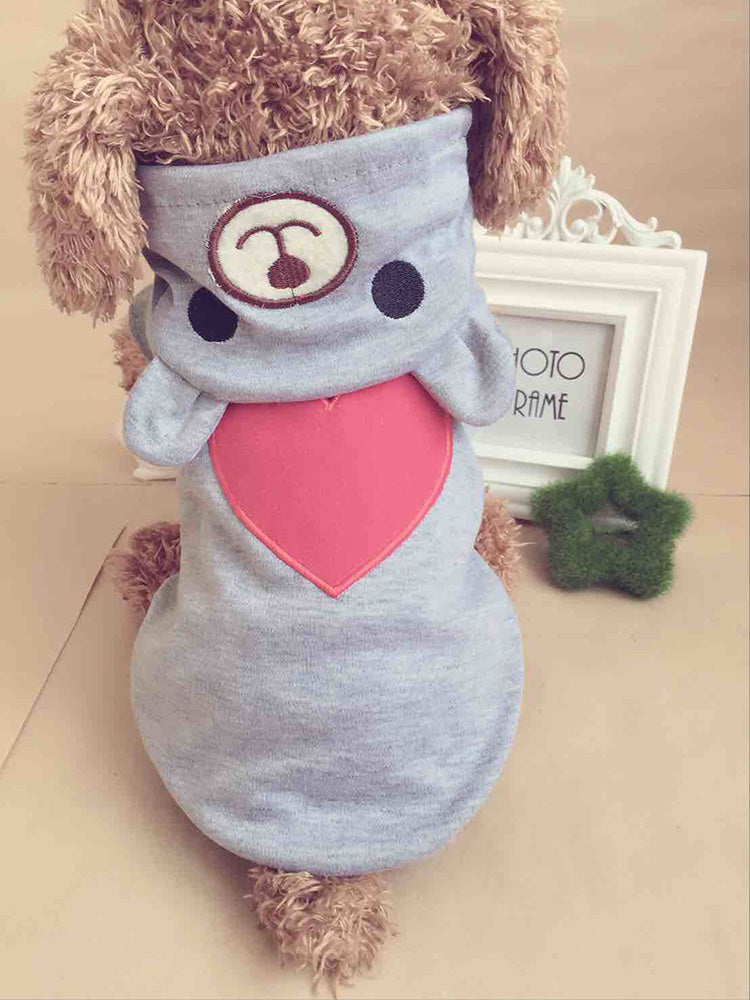 Love Bear Pet Hoodie / Costume