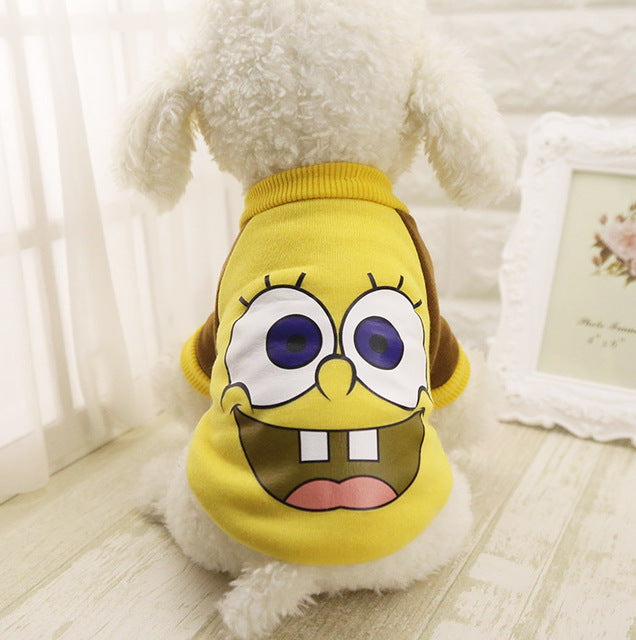 Cute Cartoon Clothing For Small Pets