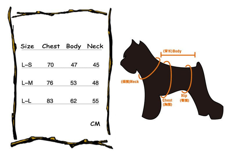Stylish Leather Jacket for big dogs