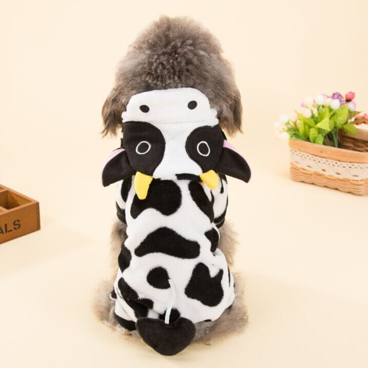 Cow Hoodie / Costume for small pets