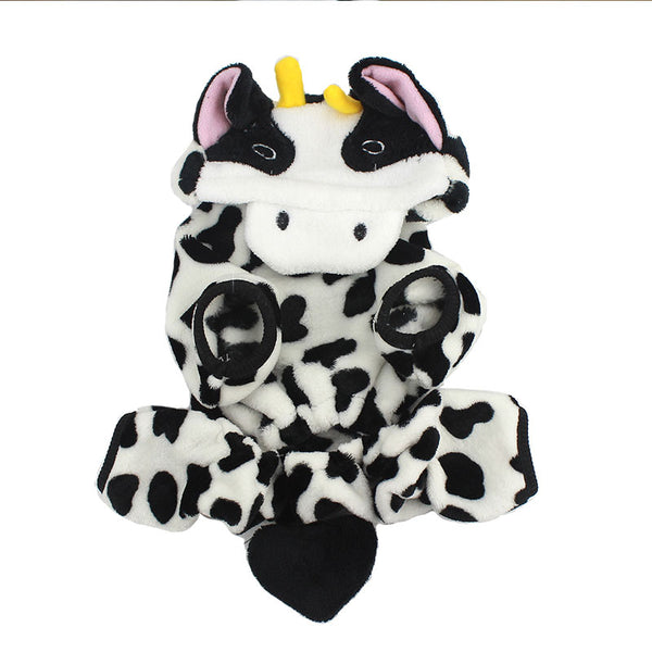 Cow Hoodie / Costume for small pets