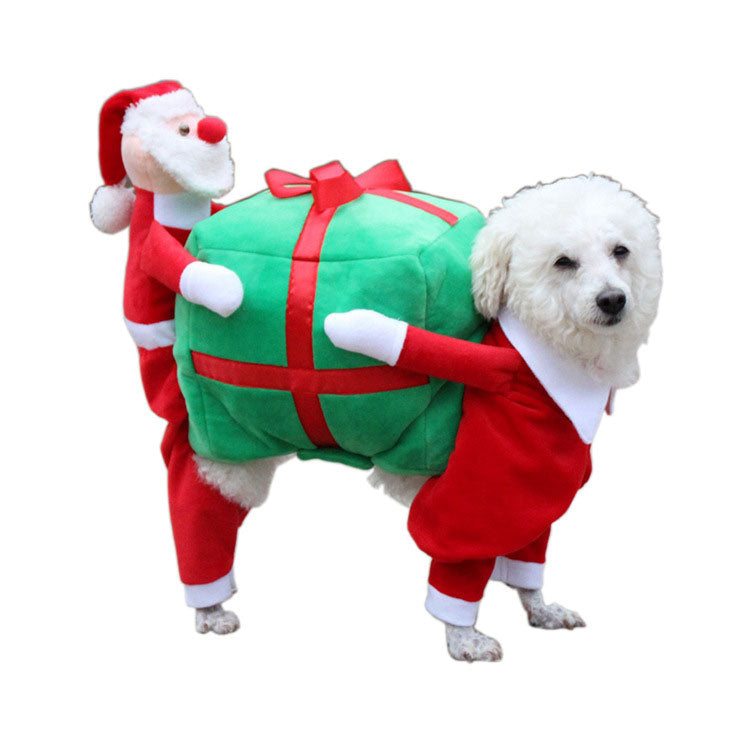 Christmas Santa Claus Funny Costume for pets