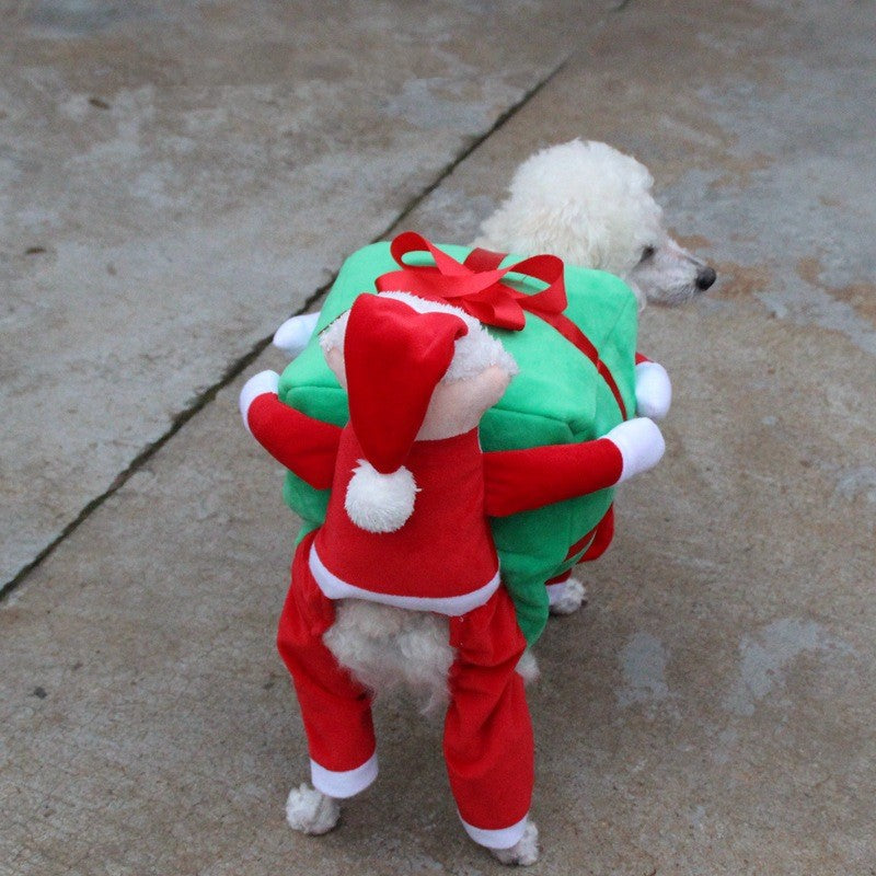 Christmas Santa Claus Funny Costume for pets