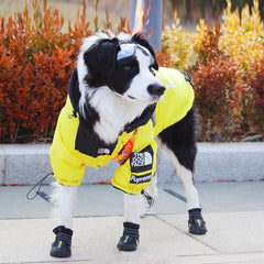 'The Dog Face' black and yellow coat S-5XL
